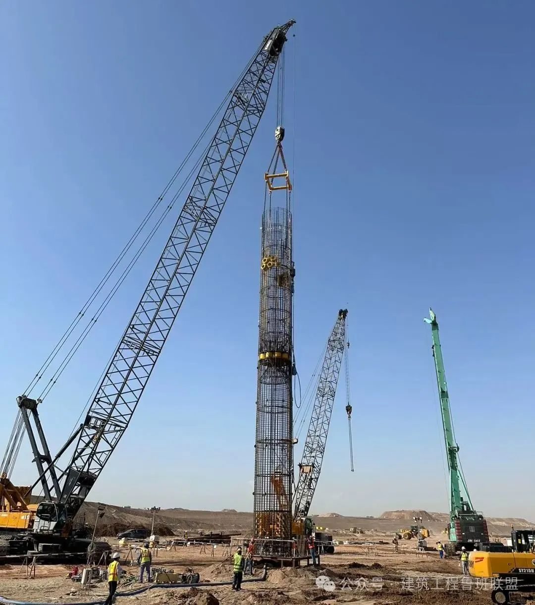 “沙特未来城”破次元开建，中国承包商完成最大桩基施工插图3