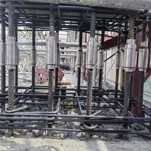 北京某装配式结构部品连接项目，预制柱使用双螺套干式连接